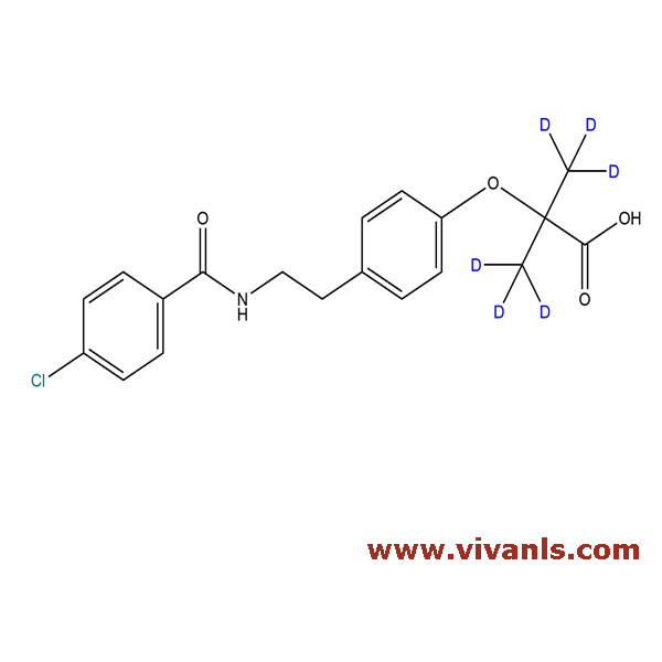 Stable Isotope Labeled Compounds-Bezafibrate D6-1663565481.png
